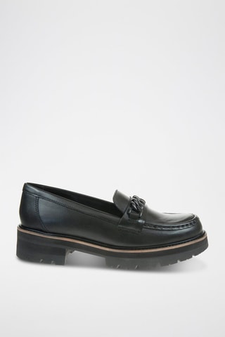 Mocasines de piel Orianna - Negro