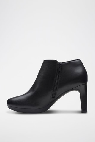 Botines bajos de piel Ambyr - Negro