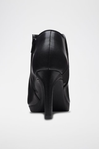 Botines bajos de piel Ambyr - Negro