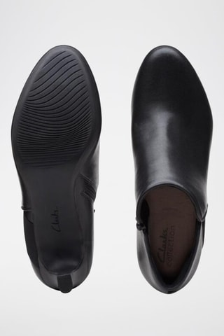 Botines bajos de piel Ambyr - Negro