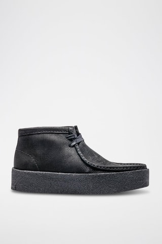 Botines bajos de piel WallabeeCup - Negro