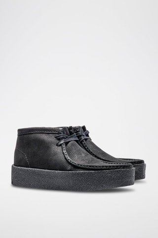 Botines bajos de piel WallabeeCup - Negro