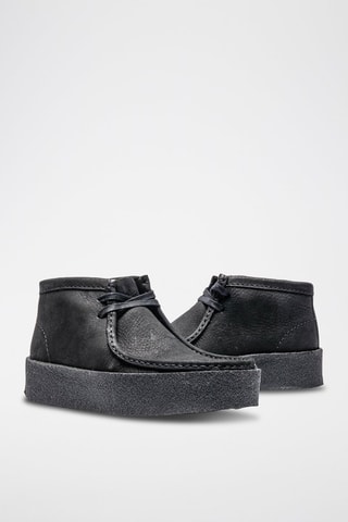 Botines bajos de piel WallabeeCup - Negro