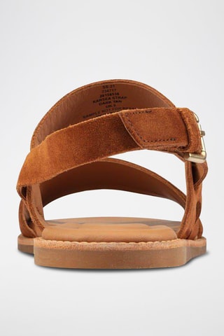 Sandalias de nobuk Karsea - Marrón