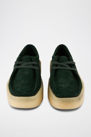 Zapatillas de nobuk Wallabee - Verde oscuro