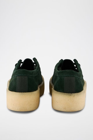 Zapatillas de nobuk Wallabee - Verde oscuro