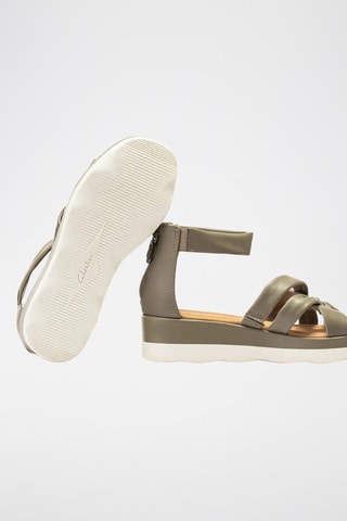 Sandalias con plataforma Clara - Verde oliva