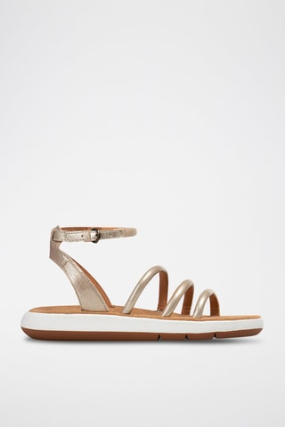 Sandalias de piel Jemsa - Dorado