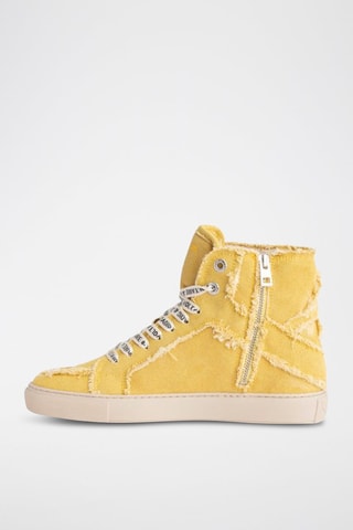 Baskets montantes - Jaune