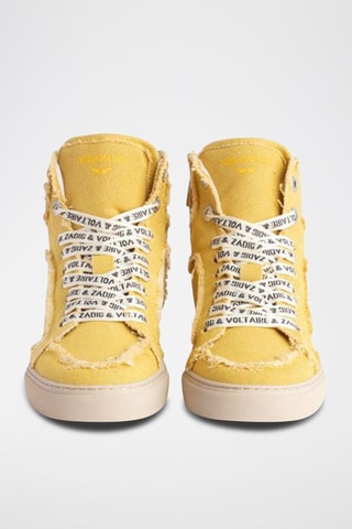 Baskets montantes - Jaune