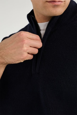 Pull en laine vierge et cachemire - Noir