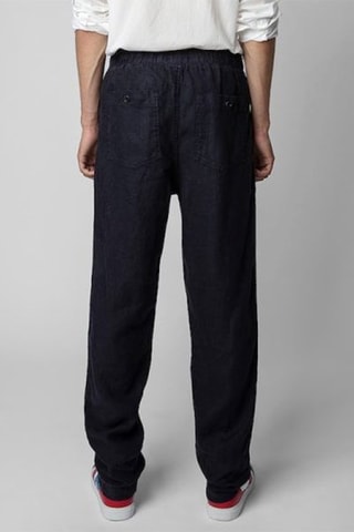 Pantalon en lin - Noir