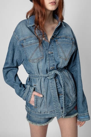 Veste en jean - Bleu clair