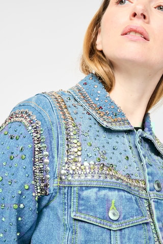 Veste en jean - Bleu marine