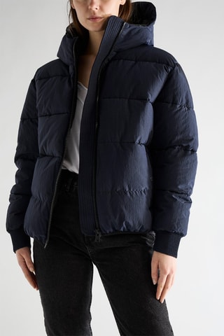 Doudoune à capuche - Bleu marine