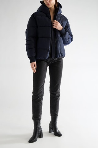 Doudoune à capuche - Bleu marine