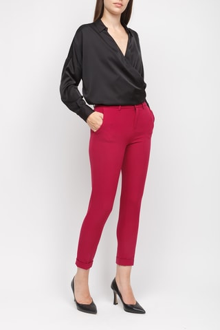 Pantalon - Rouge framboise