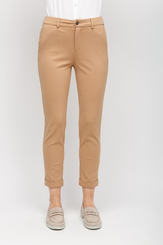 Pantalon regular - Beige