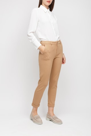 Pantalon regular - Beige