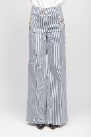 Pantalon wide legs - Gris