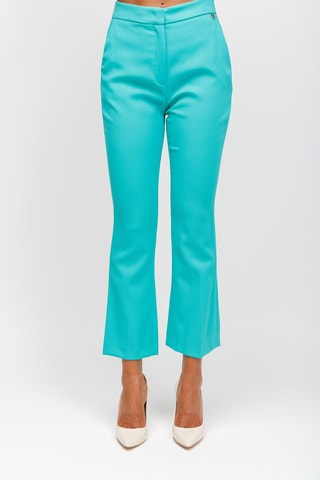 Pantalon taille haute - Turquoise