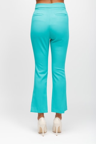 Pantalon taille haute - Turquoise
