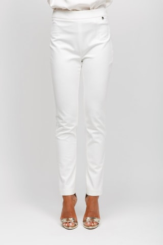 Pantalon taille haute - Blanc