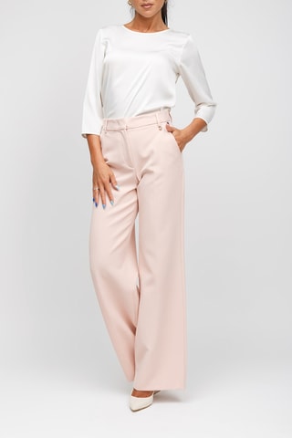 Pantalon taille haute - Rose