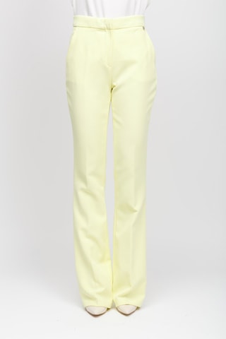 Pantalon taille haute - Jaune