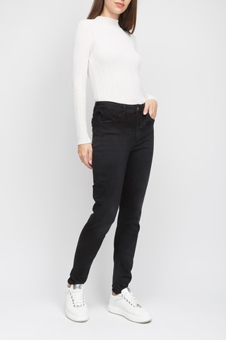 Jean taille haute - Noir