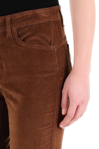 Jean taille haute - Marron