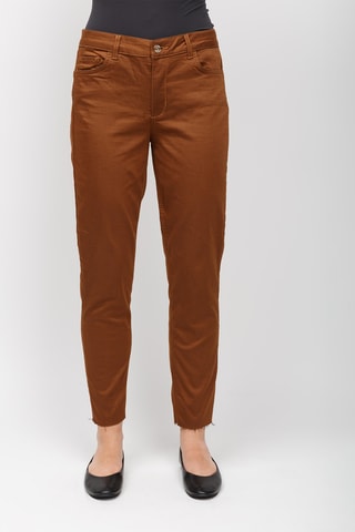 Jean taille haute - Marron