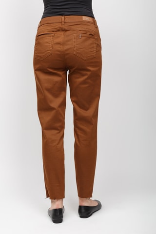 Jean taille haute - Marron