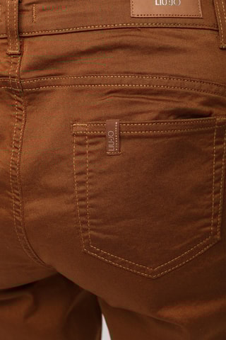 Jean taille haute - Marron