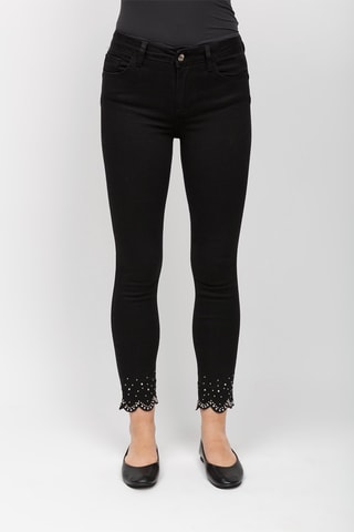 Jean taille haute - Noir