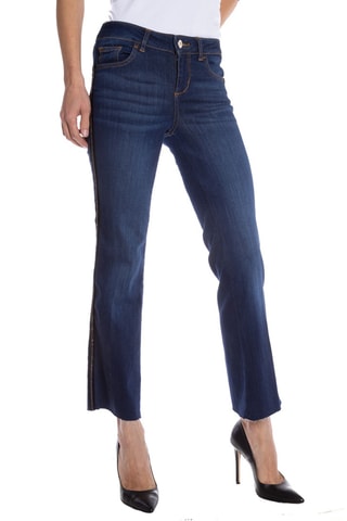 Jean bootcut 7/8 - Bleu