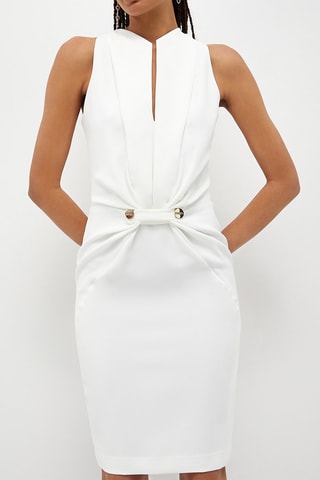 Robe fourreau - Blanc