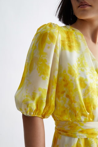 Robe patineuse - Jaune