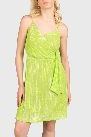 Robe portefeuille - Vert