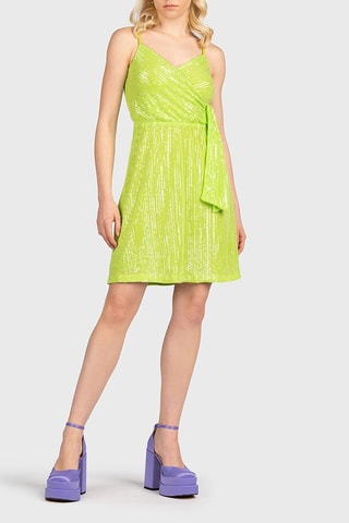 Robe portefeuille - Vert