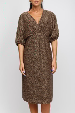 Robe droite - Marron