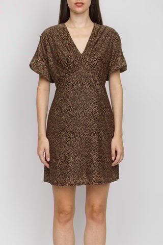 Robe - Marron et noir