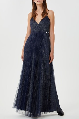 Robe longue sans manches - Bleu marine