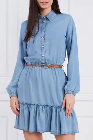 Robe chemise - Ciel