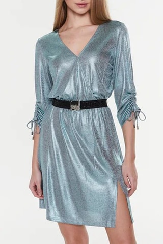 Robe - Bleu métallisé