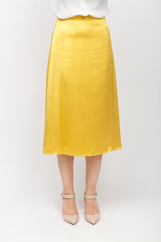 Jupe midi - Jaune
