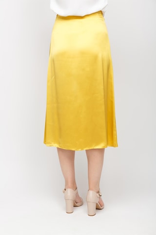 Jupe midi - Jaune