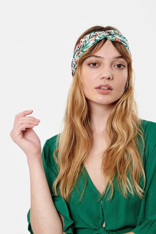 Bandeau Gang - Vert et écru