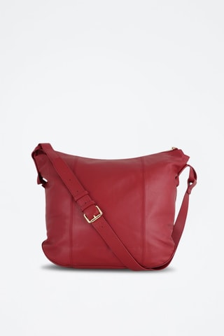 Sac bandoulière en cuir Linka - Rouge