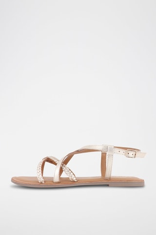 Sandales en cuir Carol - Doré